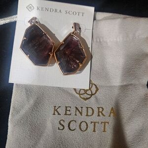 Authentic Kendra Scott Dunn Sable Mica Earrings